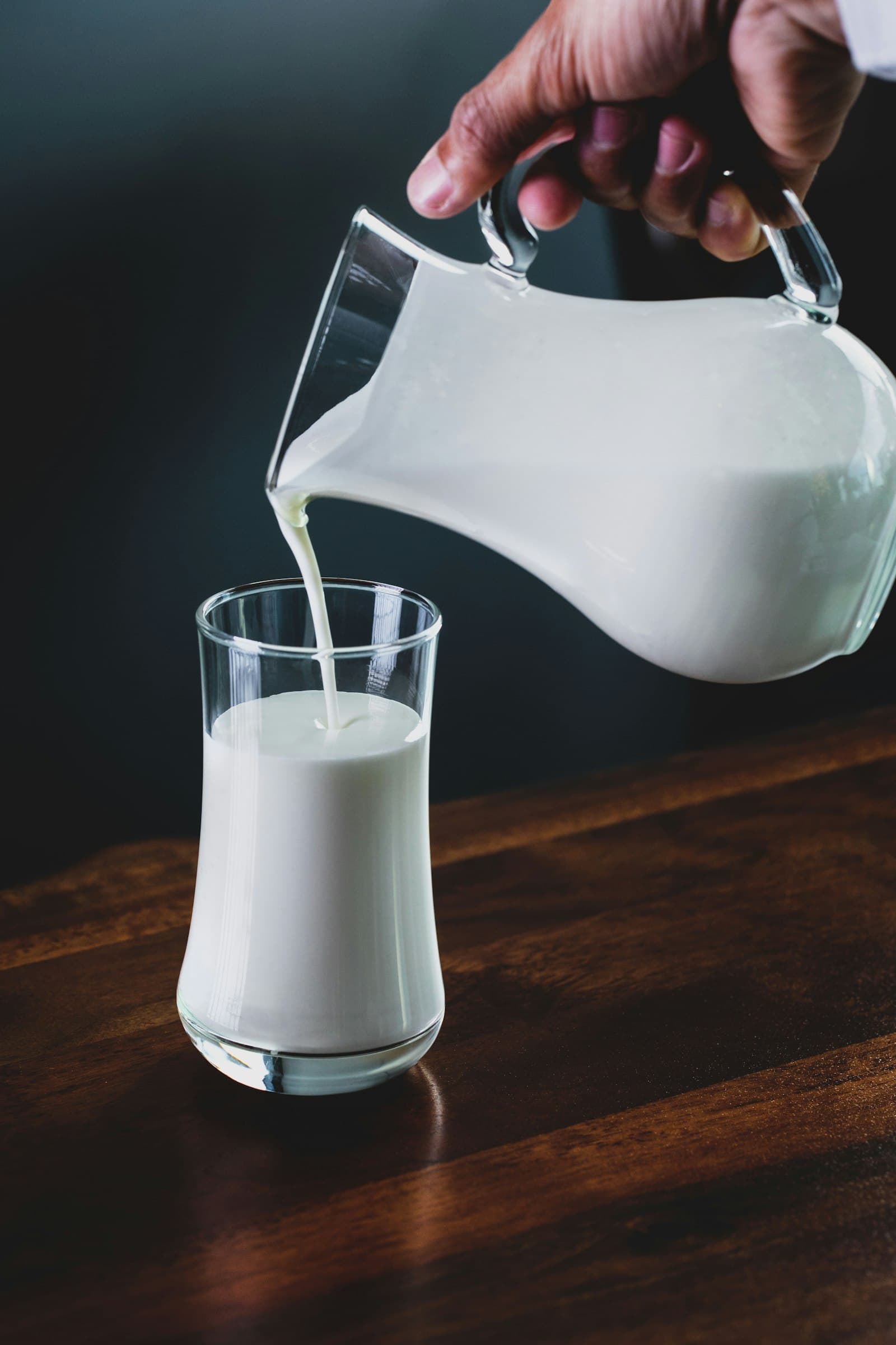 Fresh milk ready to serve